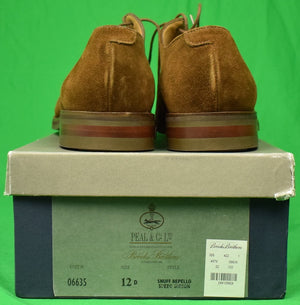 Peal & Co For Brooks Brothers Snuff Repello Suede Gibson Shoes Sz: 12D (NEW w/ BB Box) (SOLD)