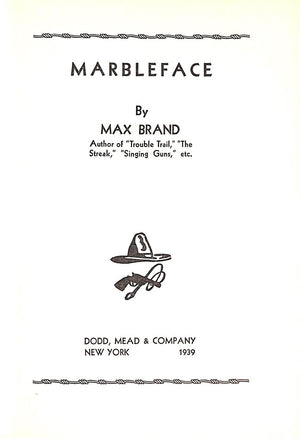 "Marbleface" 1939 BRAND, Max