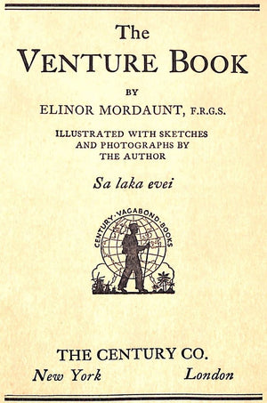 "The Venture Book" MORDAUNT, Elinor