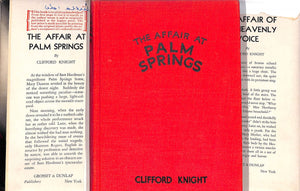 "The Affair at Palm Springs" KNIGHT, Clifford