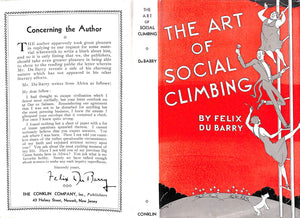 "The Art Of Social Climbing" 1933 DU BARRY, Felix