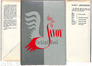 "The Savoy Cocktail Book" 1959 CRADDOCK, Harry