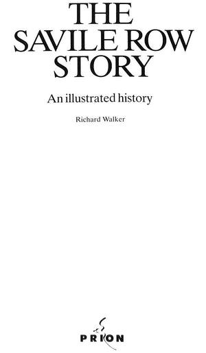 "The Savile Row Story" 1988 WALKER, Richard