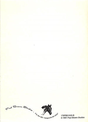 "Paul Brown Polo Birthday Card w/ Envelope"