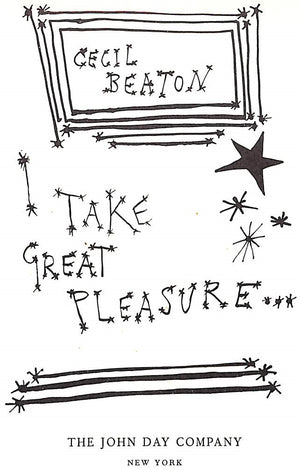 "I Take Great Pleasure" 1956 BEATON, Cecil (SOLD)