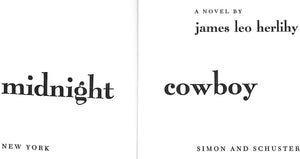 "Midnight Cowboy" 1965 HERLIHY, James Leo