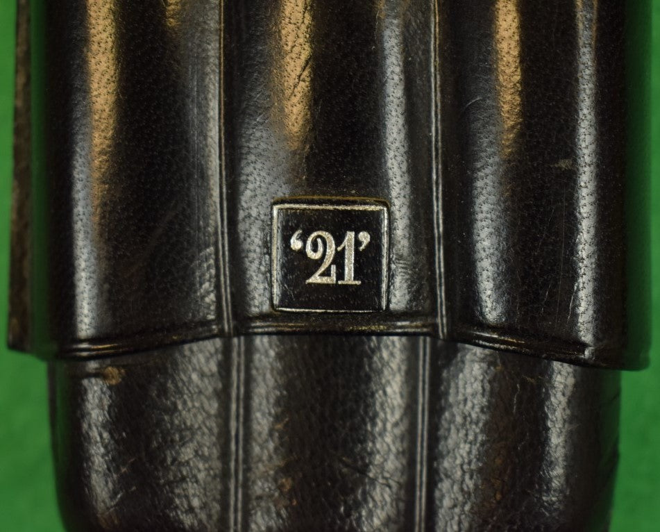The "21" Club 3-Cigar Leather Holder (SOLD)