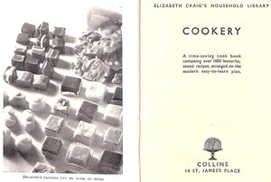 "Cookery Elizabeth Craig's Household Library" 1950 Craig, Elizabeth