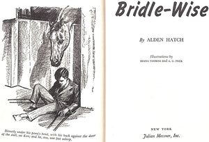 "Bridle-Wise" Hatch, Alden
