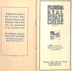 Florida Real Estate Guide 1926