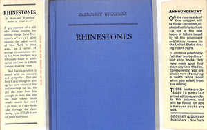 "Rhinestones: A Romance" 1929 WIDDEMER, Margaret