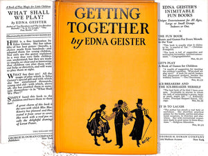 "Getting Together: Fun For Parties Of Any Size" 1925 GEISTER, Edna