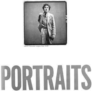 "Portraits" 1976 AVEDON, Richard (INSCRIBED)