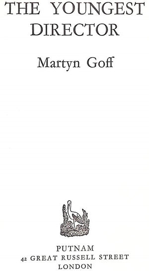 "The Youngest Director" 1961 GOFF, Martyn