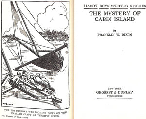 "The Mystery Of Cabin Island" 1952 DIXON, Franklin W.