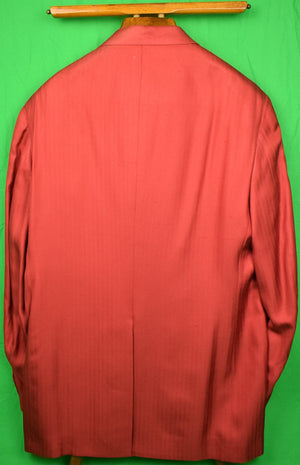 O'Connell's Hilton Ruby Red Douppilni 100% Silk Sport Coat Sz: 46L (New w/ Tag!) (SOLD)