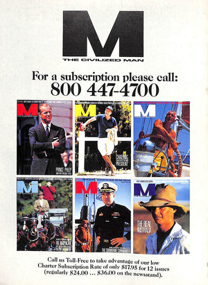 "M The Civilized Man: Meet The Respectable Mr. Annenberg" April 1984 (SOLD)