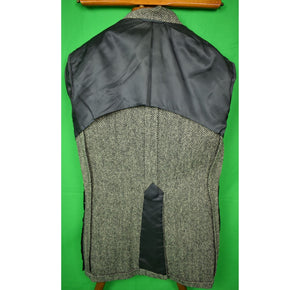 "The Andover Shop Char Grey Herringbone Cheviot Tweed Jacket" Sz 40R (SOLD)