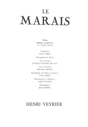"Le Marais" 1980
