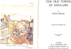 "The Old Towns Of England" 1943 ROUSE, Clive
