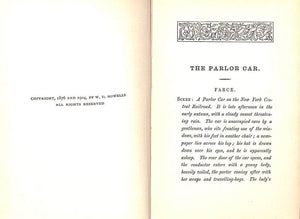 "The Parlor Car" 1904 HOWELLS, W.D.