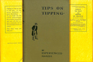 "Tips On Tipping" 1933 Experienced Hands