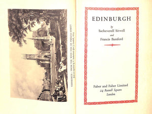 "Edinburgh" 1938 SITWELL, Sacheverell & BAMFORD, Francis