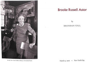 "A Birthday For Brooke" GILL, Brendan