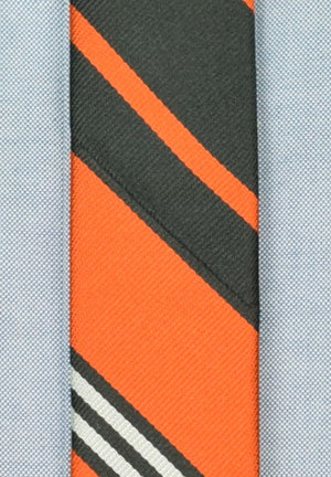 Brooks Brothers Made For St Paul's School Repp Stripe Silk Boy's Tie