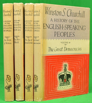 "A History of the English-Speaking Peoples: 4 Volume Set" 1958 CHURCHILL, Winston S