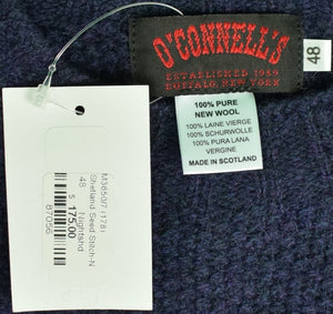 "O'Connell's Shetland Seed Stitch Wool Crewneck Sweater" Sz: 48" (NWT) (SOLD)