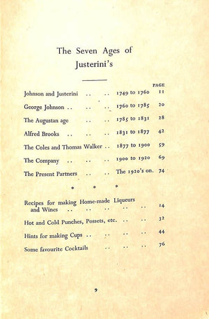 "The Seven Ages Of Justerini's" 1949 WHEATLEY, Dennis