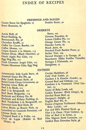 "Where To Dine In Thirty-Nine: With 200 Recipes By Famous Chefs" 1939 ASHLEY, Diana