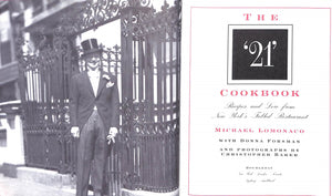 "The "21" Cookbook: Recipes And Lore From New York's Fabled Restaurant" 1995 (SIGNED)