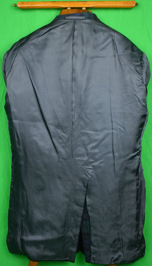 Abercrombie & Fitch 100% Cashmere Black Watch Tartan Sport Jacket Sz: 42R
