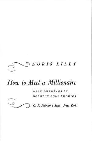 "How To Meet A Millionaire" 1951 LILLY, Doris