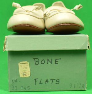 Abercrombie & Fitch Women's Calf Bone Tassel Flats Sz: 9.5AA (New In A&F Box!)