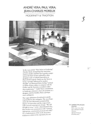 "The Modernist Garden In France" 1993 IMBERT, Dorothee