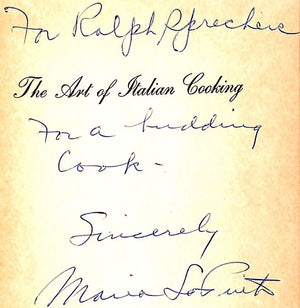 'The Art Of Italian Cooking' 1953 LO PINTO, Maria (INSCRIBED)