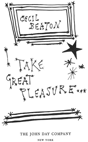"I Take Great Pleasure" 1956 BEATON, Cecil (INSCRIBED)