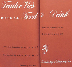 "Trader Vic's Book Of Food And Drink" 1946 (SOLD)
