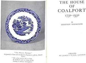 "The House Of Coalport 1750-1950" 1953 MACKENZIE, Compton