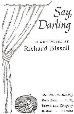 "Say, Darling" 1957 BISSELL, Richard