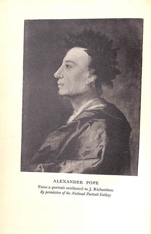 "Alexander Pope" 1930 SITWELL, Edith