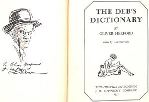 "The Deb's Dictionary" 1931 HERFORD, Oliver