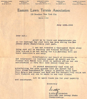 "Fifty Years Of Lawn Tennis In The United States" 1931
