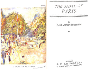 "The Spirit Of Paris" 1937 PORTHEIM, Paul Cohen