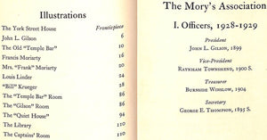 The Mory's Association Inc. 1928