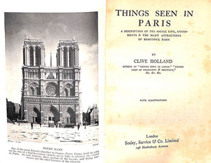 "Things Seen in Paris" HOLLAND, Clive
