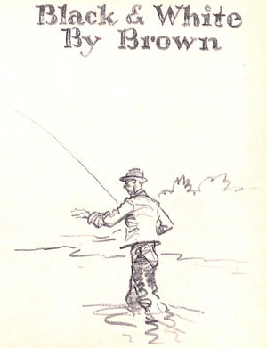 "Black & White By Brown Simplified Drawing" 1939 BROWN, Paul